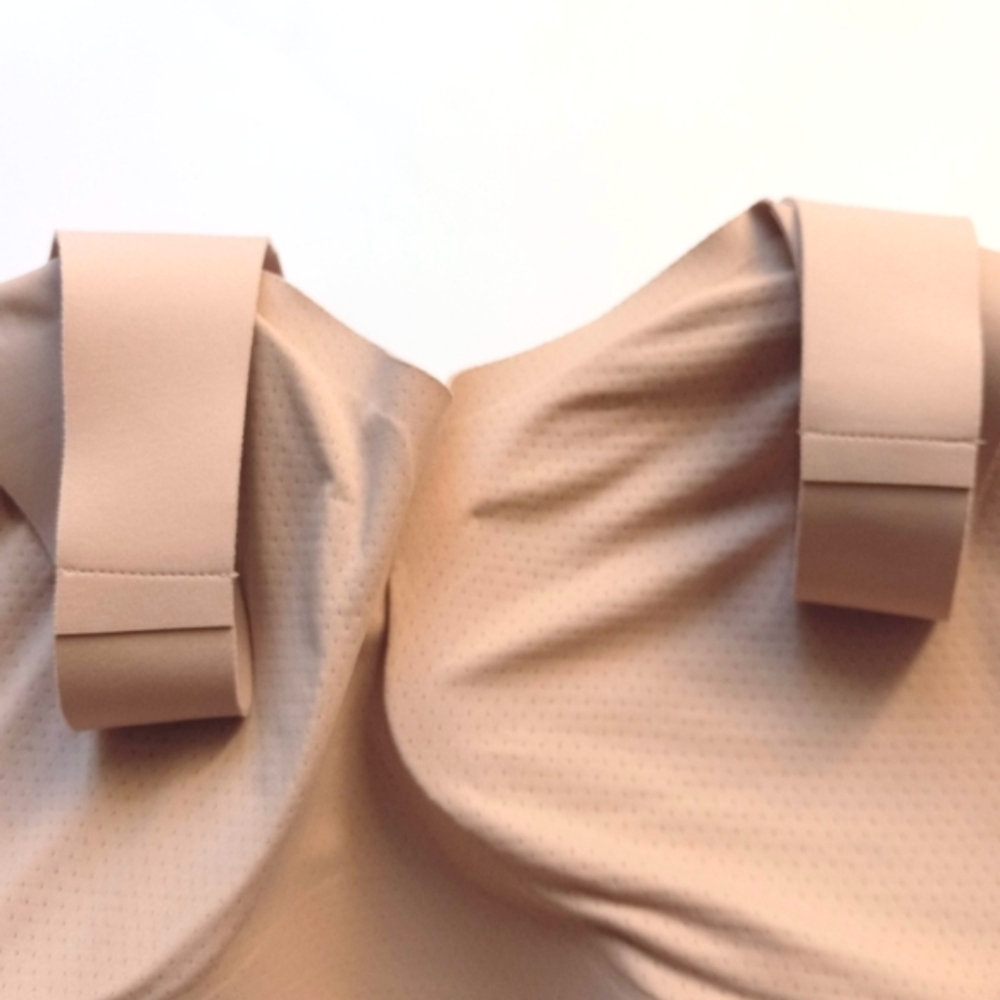 Honeylove V Neck Bra 3X Sand Wireless Seamless Pullover Comfort - Picture 10 of 16